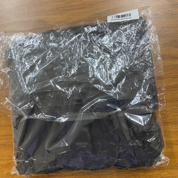 New White Birch Mock Neck Dress With Built In Shorts (Black) Sz XL - Picture 10 of 10